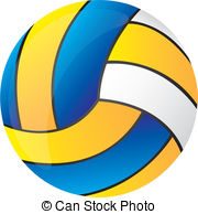 180x194 Blue Clipart Volleyball