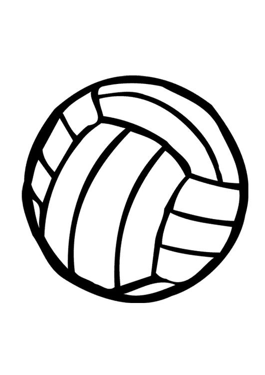 531x750 Coloring Page Volleyball