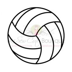 236x236 Volleyball Set Svg Scrapbook Cut File Cute Clipart Clip Art Files