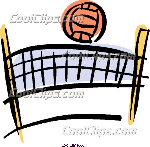 300x295 Ball Clipart Volleyball Net