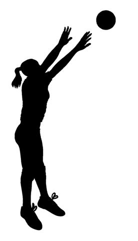 276x480 Volleyball Silhouette Clip Art Clipart