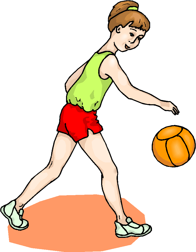748x962 Volleyball Player Clipart