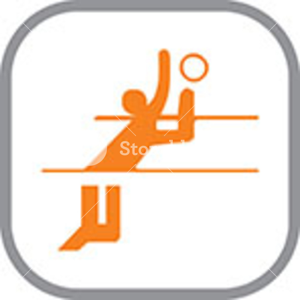 1000x1000 Volleyball Clip Art Royalty Free Stock Image