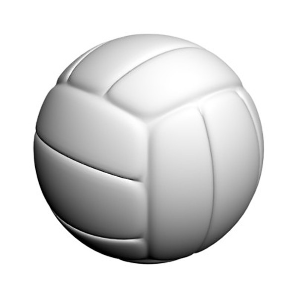 600x600 Volleyball Ball Clipart