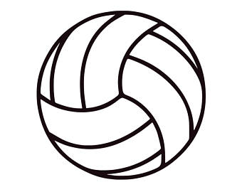 340x270 Volleyball Svg Volleyball Monogram Svg Svg Volleyball
