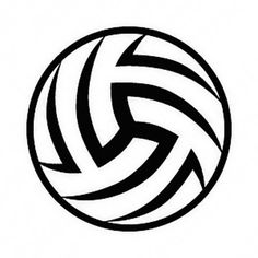 236x236 Volleyball Decals