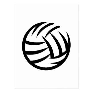 324x324 Volleyball Logo Postcards Zazzle