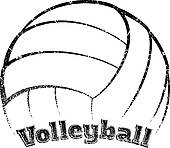 170x148 Clip Art Of Volleyball Net With Text K28114816