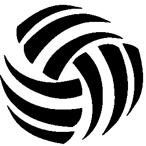300x300 Cool Volleyball Ball Clipart
