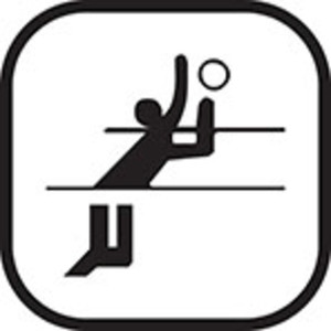 300x300 Volleyball Clip Art Royalty Free Stock Image