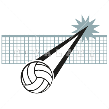361x361 Ball Clipart Volleyball Net