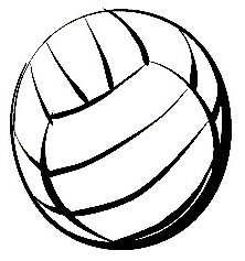 222x237 Volleyball Field Clipart
