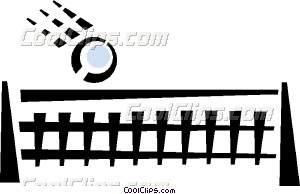 300x194 Volleyball Net Vector Clip Art