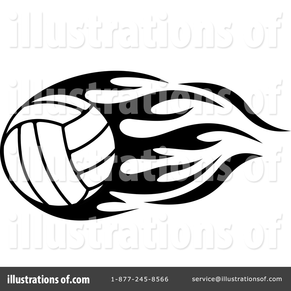 Volleyball On Fire | Free download on ClipArtMag