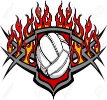 215x200 Volleyball With Net Clipart