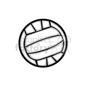 300x300 Royalty Free Regular Volleyball 381198 Vector Clip Art Image