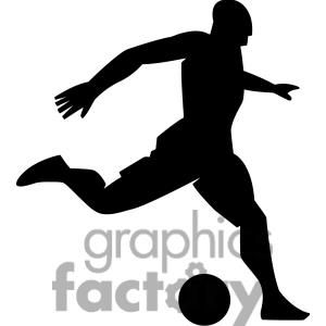 Volleyball Player Silhouette Clipart