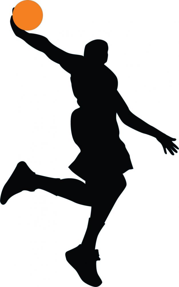 626x1000 Silhouette Vector Illustration Of Girl In Air Going