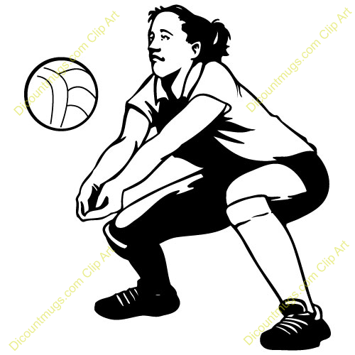 500x500 Volleyball Clipart