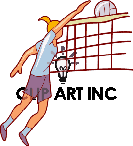 272x300 Volleyball Player Clipart Black And White Clipart Panda