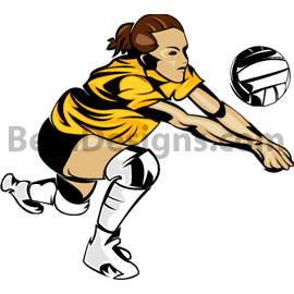 270x270 Black And White Volleyball Clipart Cliparthut