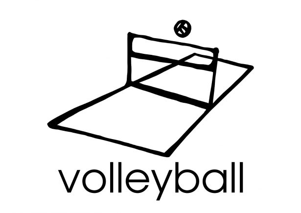 615x435 Coloring Pages Kids Winsome Volleyball Coloring Pages