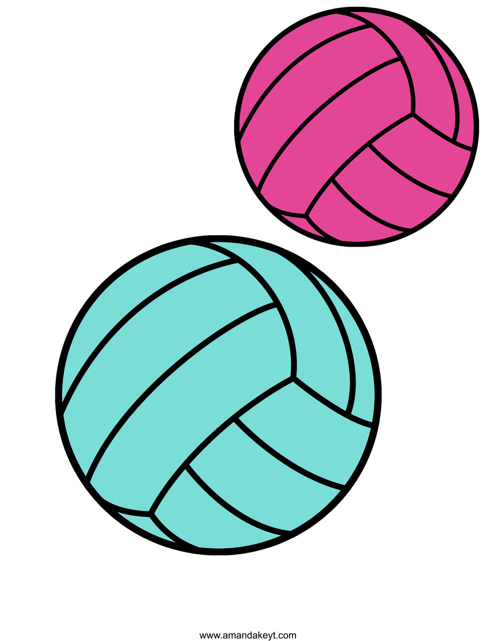 1000x1294 Instant Download Volleyball Pink Amp Teal Printable Photo Booth Prop