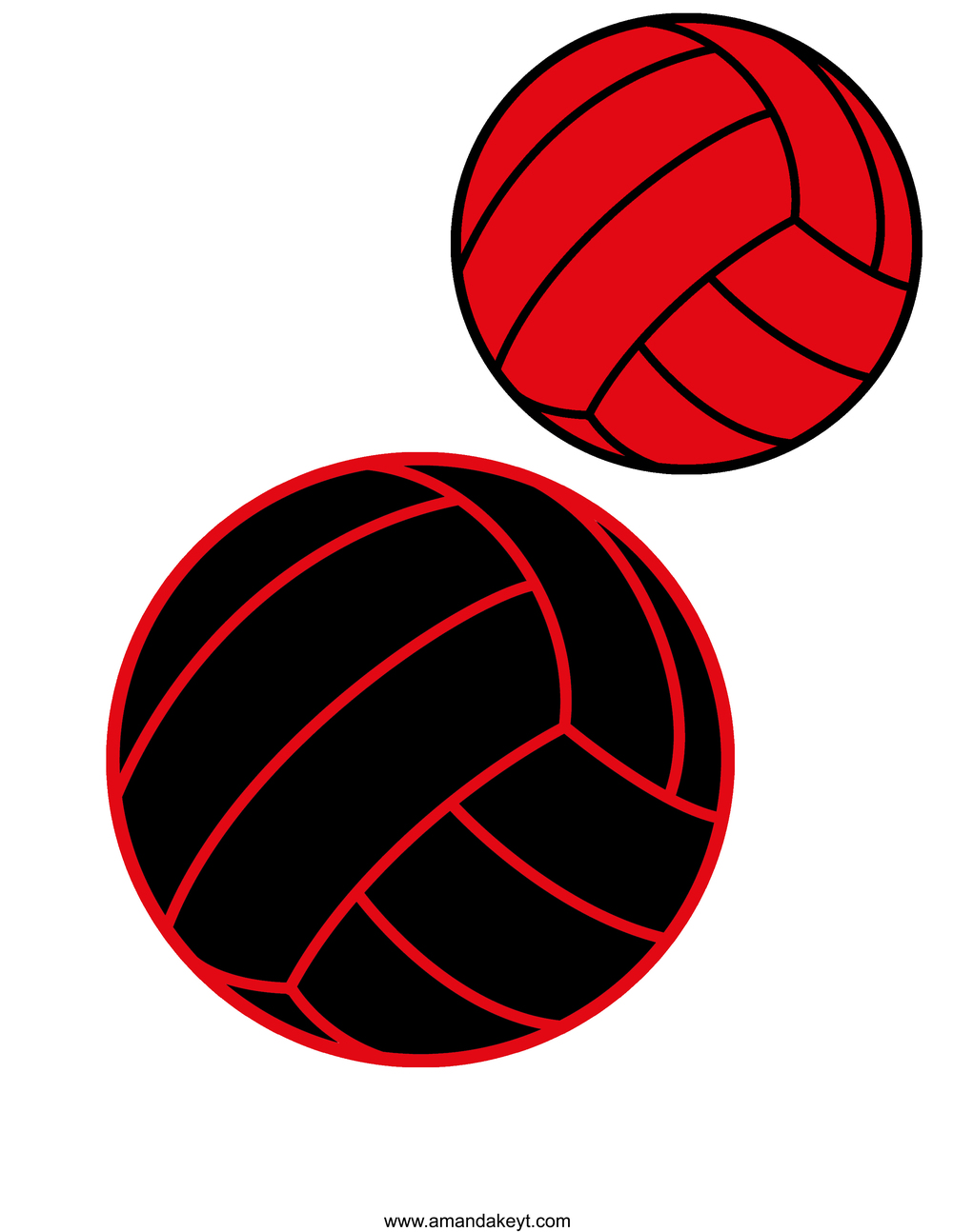 1000x1294 Instant Download Volleyball Red Amp Black Printable Photo Booth Prop
