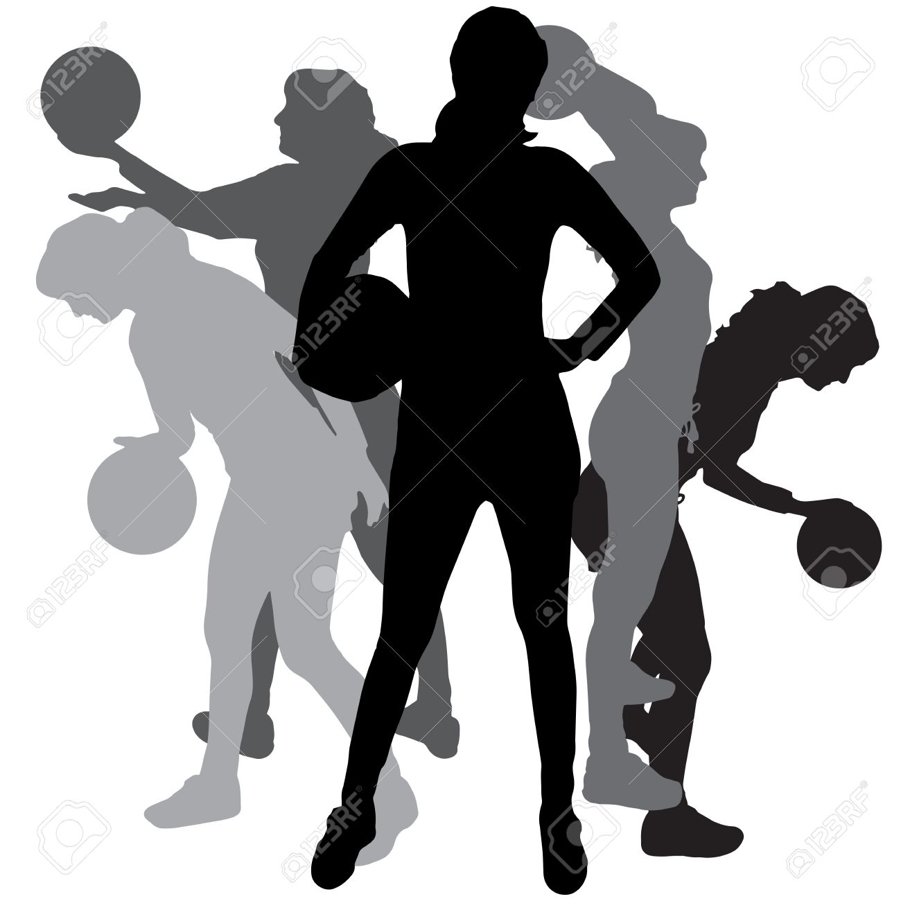 1300x1300 Volleyball Vector Background