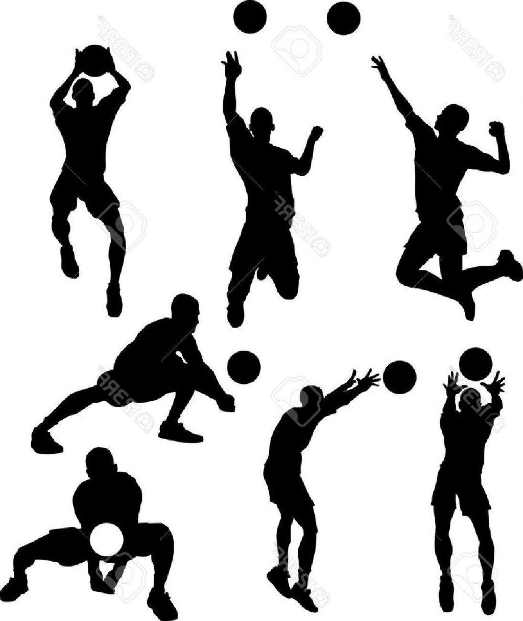 1024x1215 Top Spike Cliparts Stock Vector And Royalty Free Volleyball Men