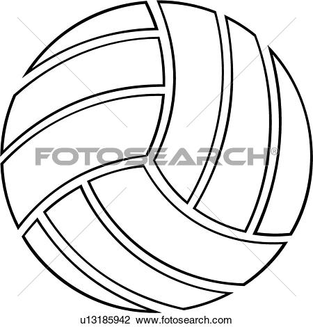 450x470 Volleyball Clipart Vector