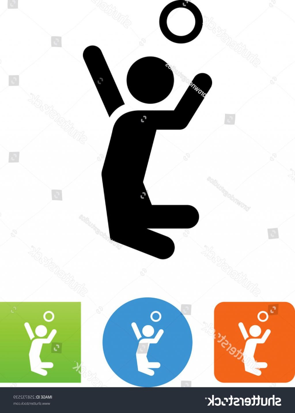 1024x1435 Best Free Stock Vector Volleyball Spike Icon Library