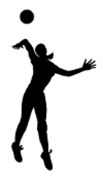 Volleyball Spike Silhouette | Free download on ClipArtMag