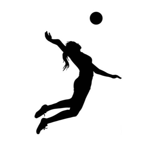 Volleyball Spike Silhouette | Free download on ClipArtMag