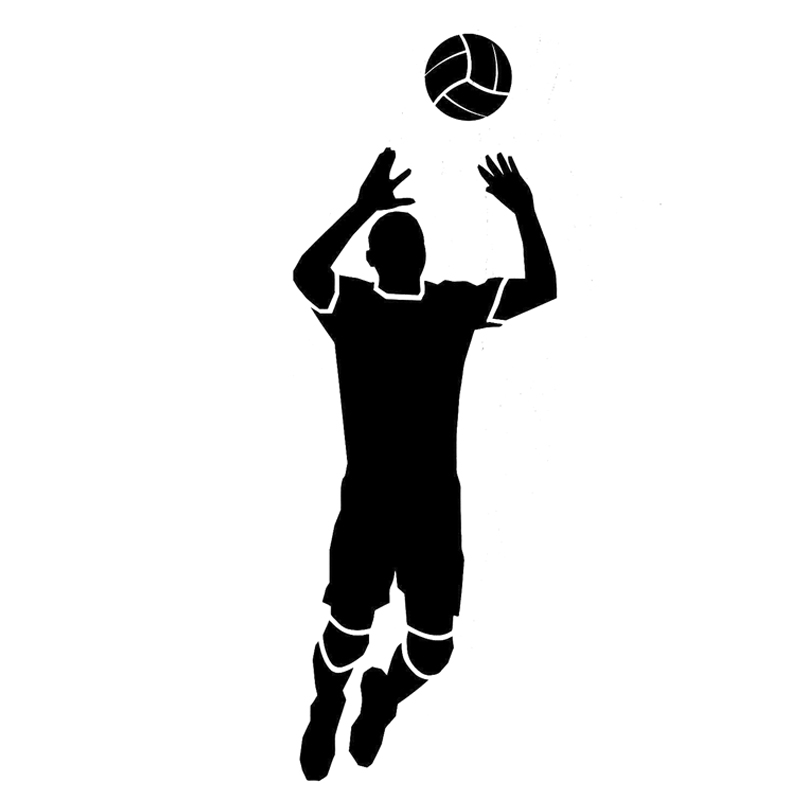 Volleyball Spike Silhouette | Free download on ClipArtMag