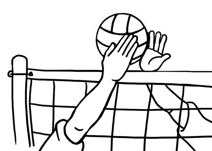 700x498 Clip Art Volleyball