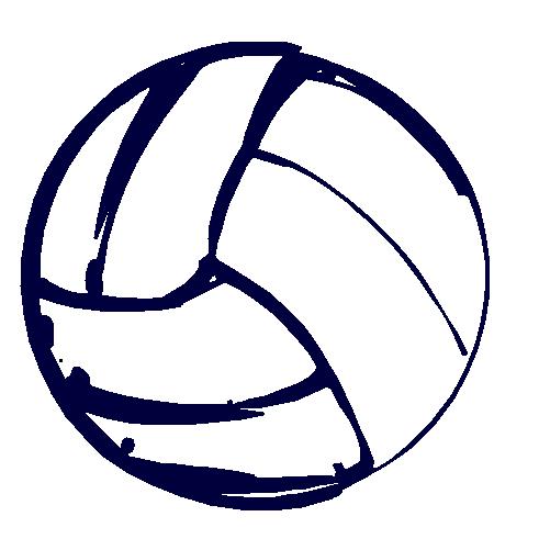 491x491 Clipart Volleyballs