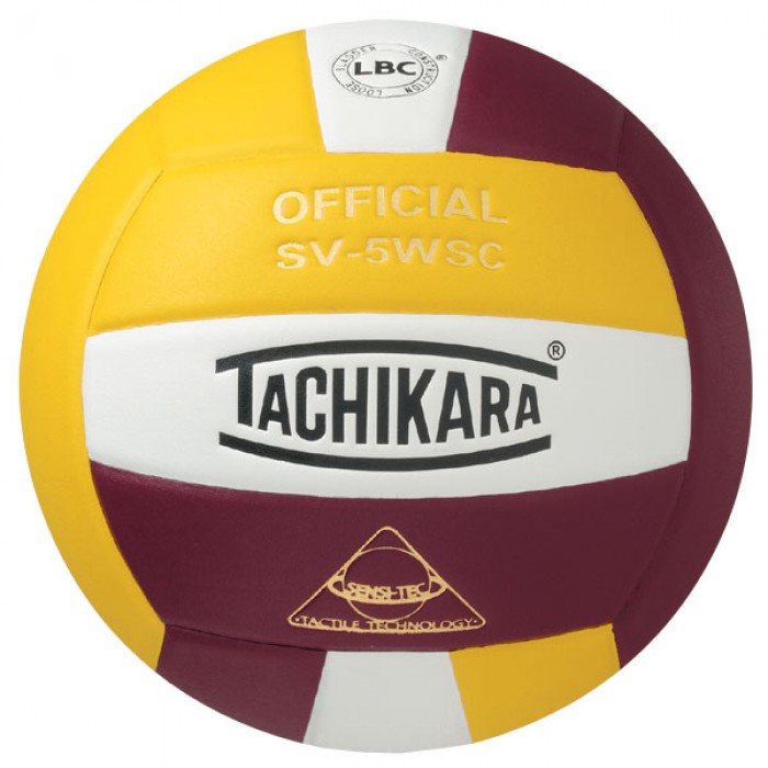 700x700 Gold. White Amp Maroon Tachikara Team Volleyball