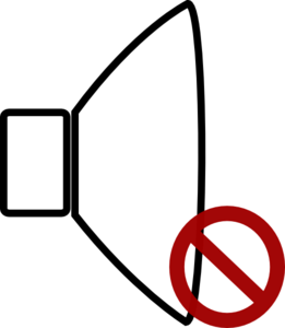 261x300 Speaker Volume Mute Clip Art