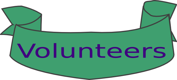 600x272 Volunteer Banner Clip Art