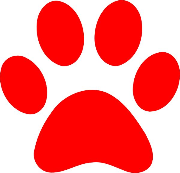 600x578 Best Paw Print Clip Art Ideas Paw Print Drawing
