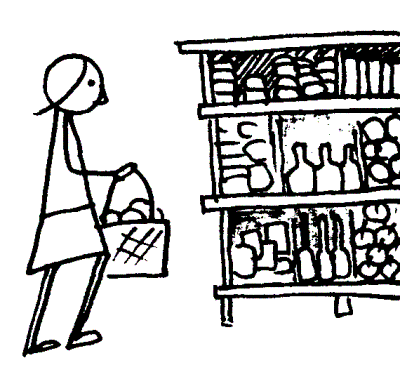 400x365 Clip Art Food Pantry Volunteers Clipart