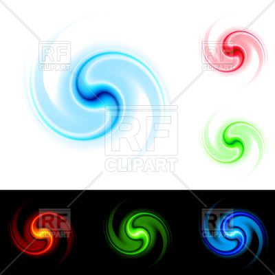 400x400 Swirl And Vortex Royalty Free Vector Clip Art Image