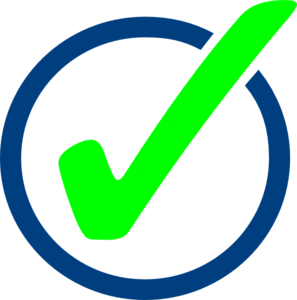 297x300 Check Mark Clip Art