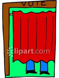225x300 Voting Booth Clip Art Cliparts
