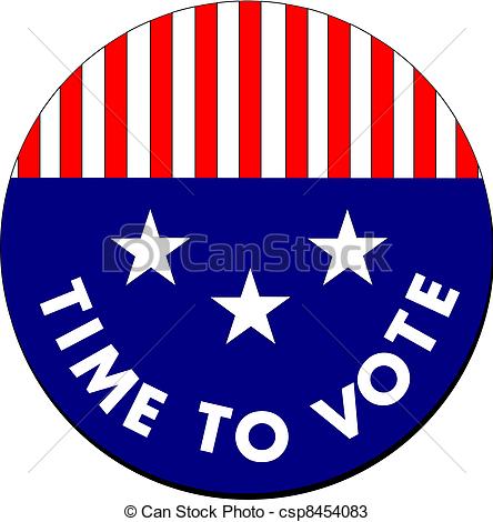 444x470 Button Clipart Vote