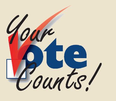 386x337 Your Vote Counts Clipart