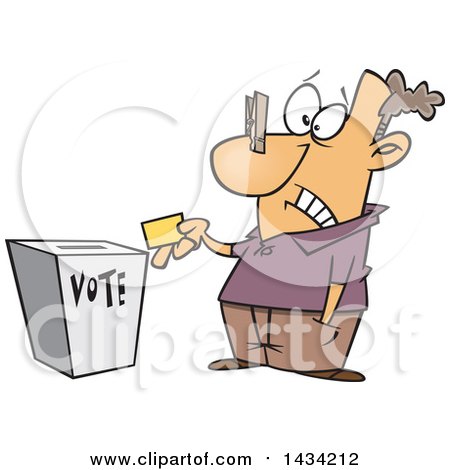 450x470 Royalty Free (Rf) Clipart Of Voters, Illustrations, Vector Graphics