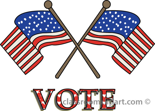 500x358 Voting Vote Flags 24a Classroom Clipart