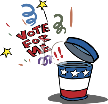 350x335 Vote For Me Clipart